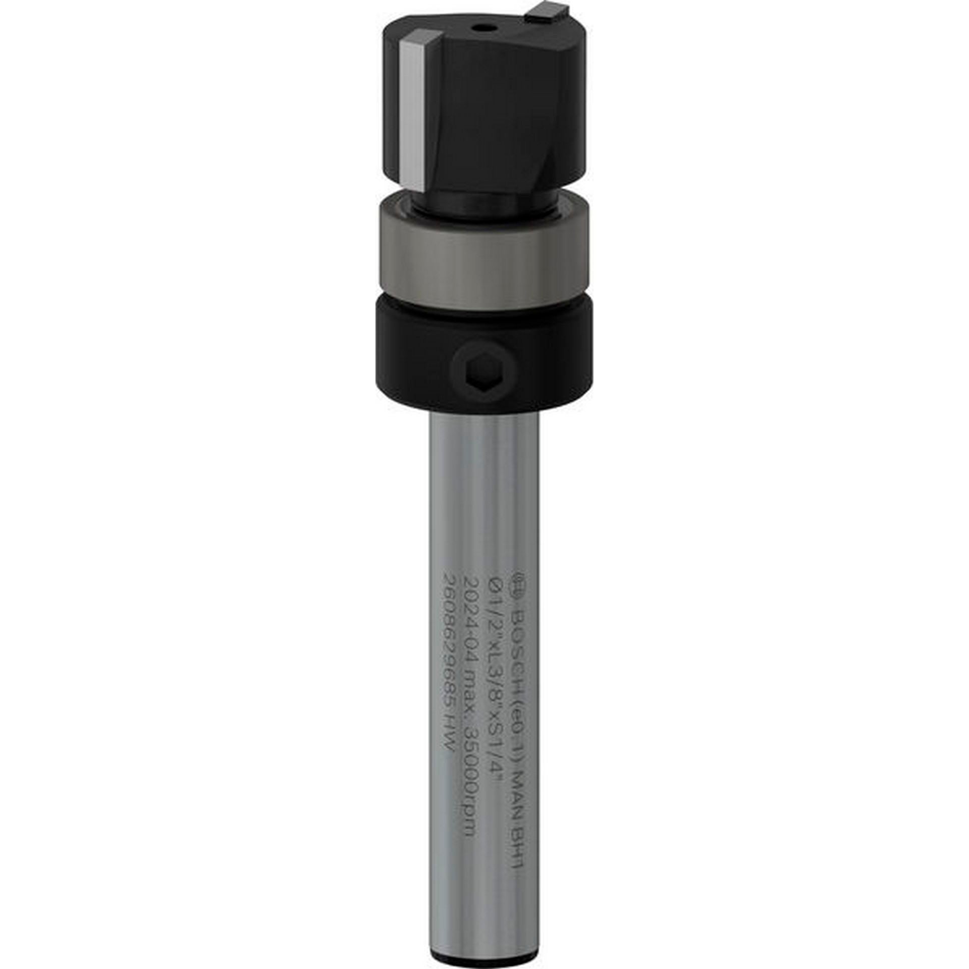 Bosch PRO Bündigfräser mit oberen Kugellager, D 1/2\", L 3/8\", S 1/4\" #2608629685