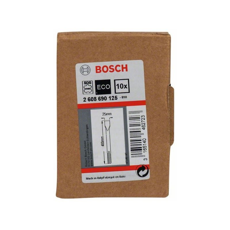 Bosch PRO SDS max-4C Flachmeißel-Set, 25 x 400 mm, 10-tlg. #2608690125