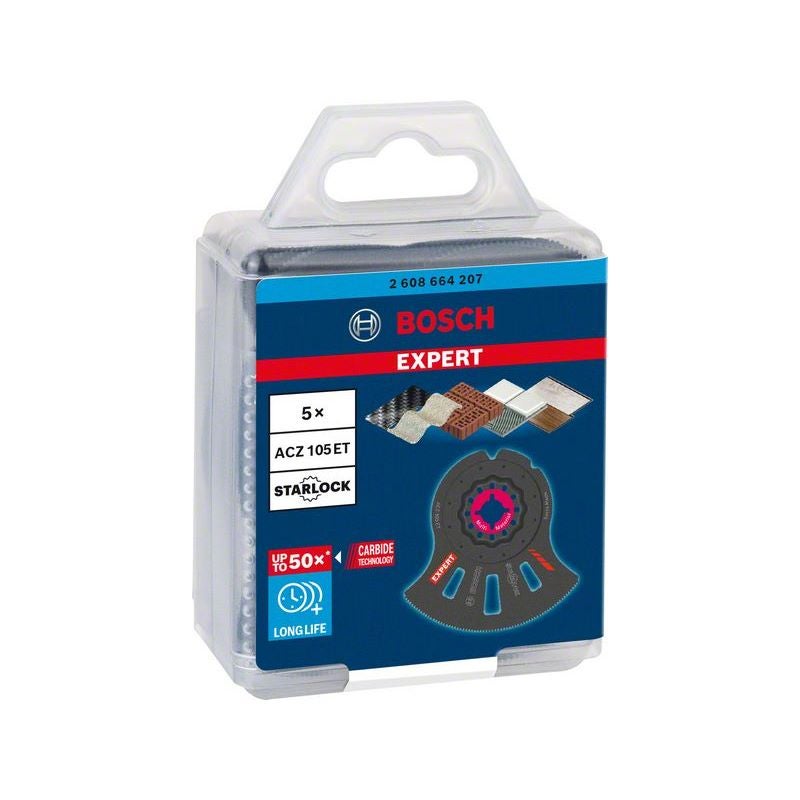 Bosch EXPERT ACZ 105 ET Multi Material Segmentsägeblatt, 5-tlg. #2608664207