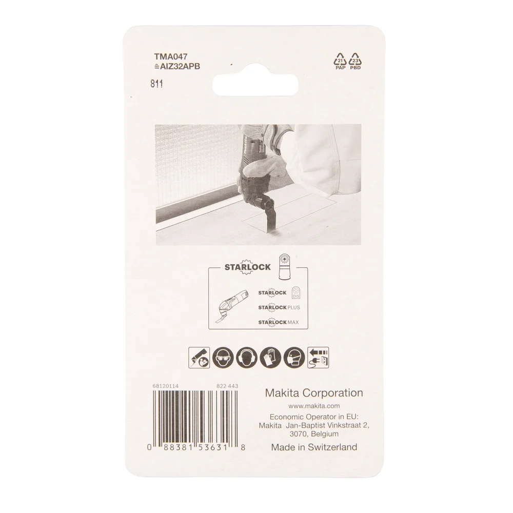 Makita Eintauchsägeblatt BiM, 32 mm, TMA047 #B-64814