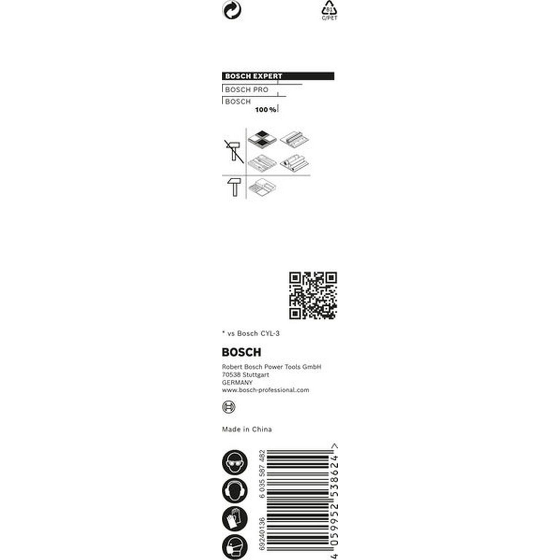 Bosch EXPERT HEX-9 Multi Construction Bohrer, 3x45x90 mm #2608900569