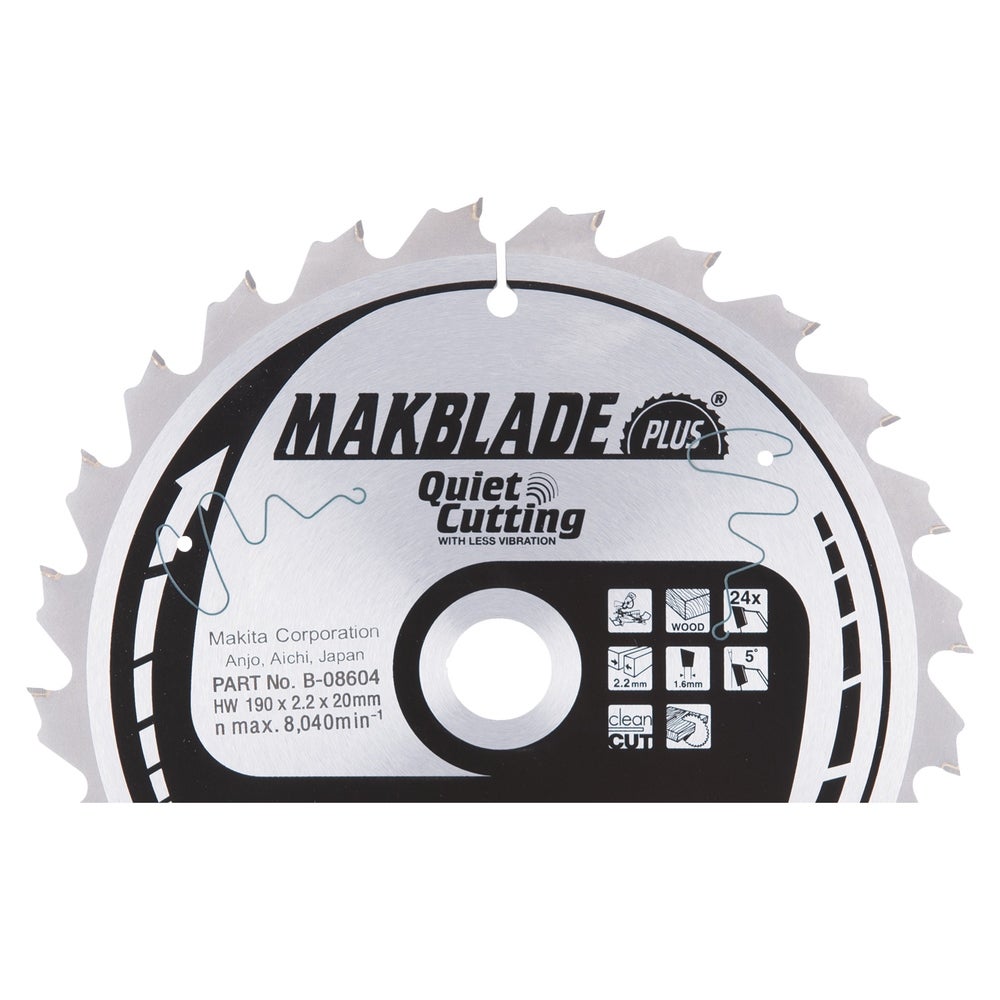 Makita Kreissägeblatt, MAKBLADE PLUS #B-08604