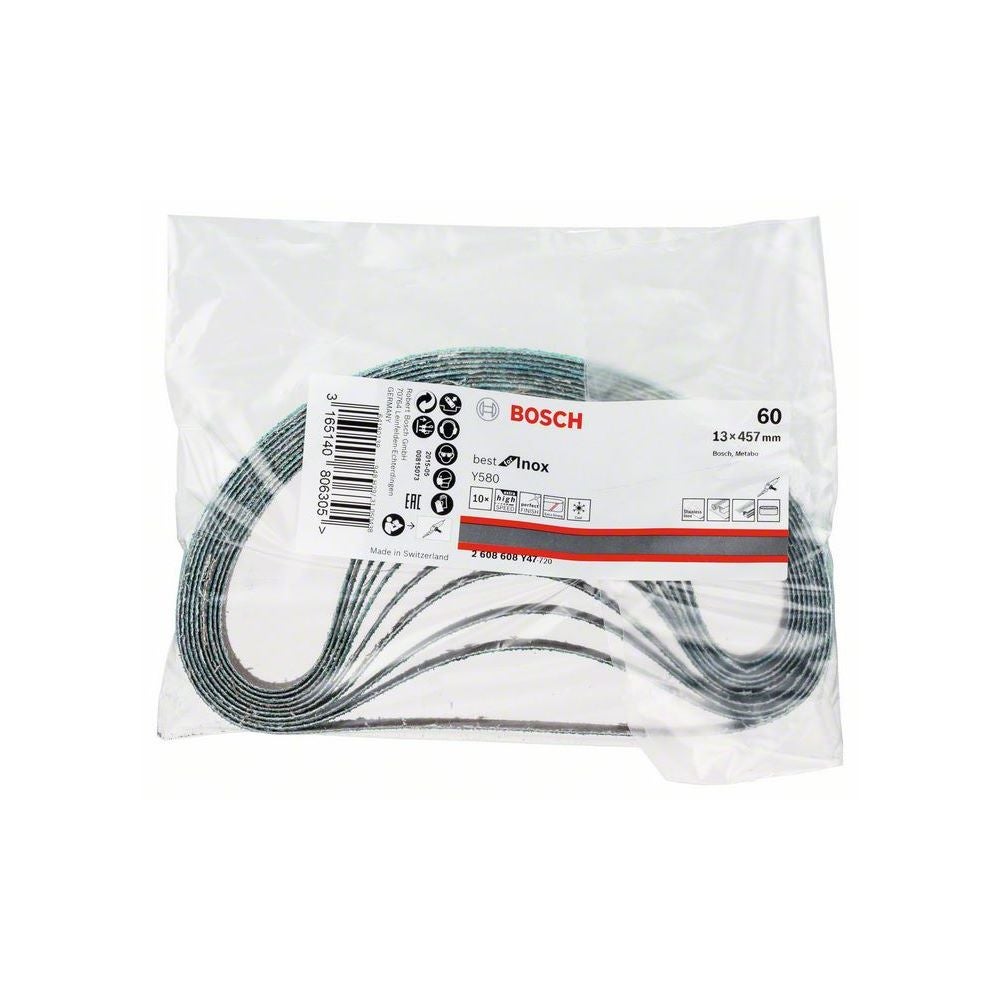 Bosch PRO Y580 Schleifband, 13 x 457 mm, 60, 10-tlg. #2608608Y47