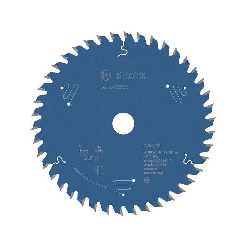 Bosch EXPERT Wood Kreissägeblatt, 168x1,8/1,2x20 mm, Z42 #2608901872