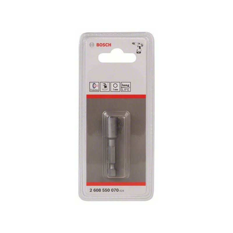 Bosch Steckschlüssel, 50 x 7 mm, M 4, mit Magnet #2608550070