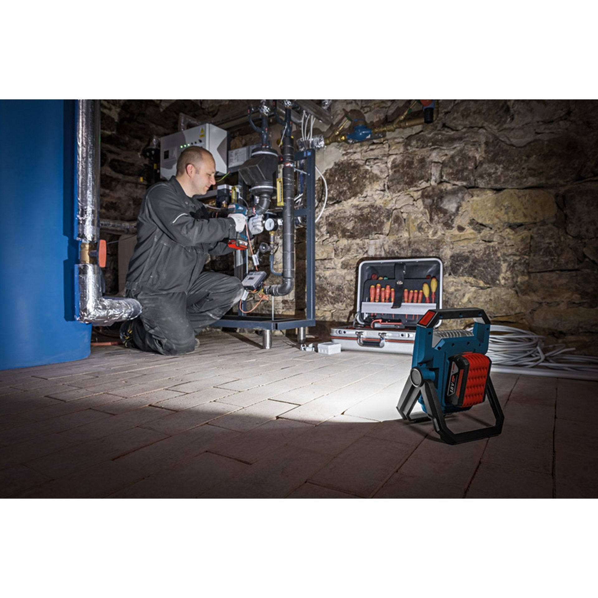 Bosch Akku-Bauleuchte GLI 18V-1900 #0601446400