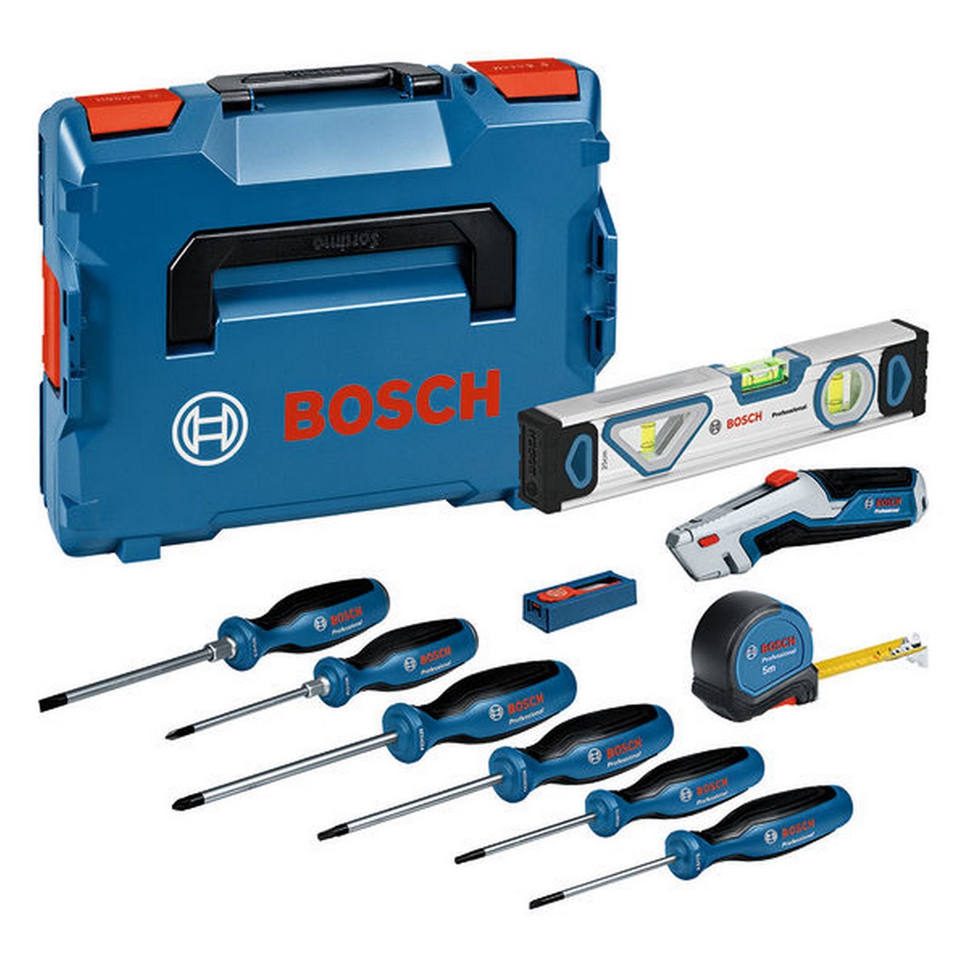 Bosch Set mit Schraubendrehern und verschiedenen Handwerkzeugen, 19-teilig #0615990N2R