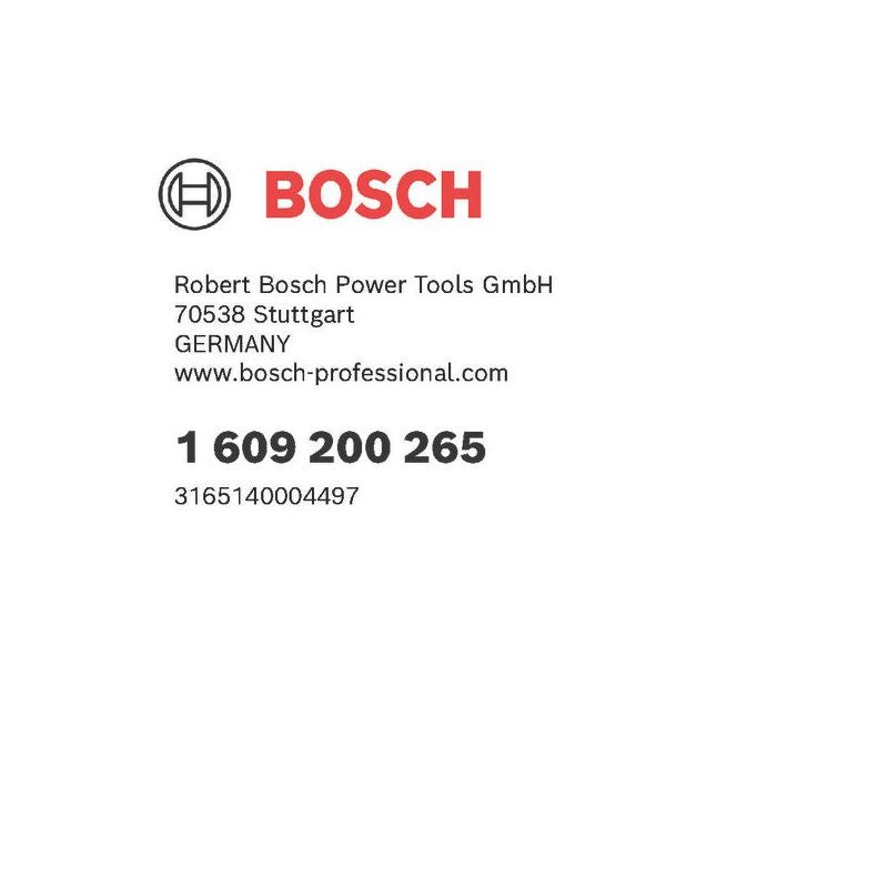 Bosch Schraubendreher #1609200265