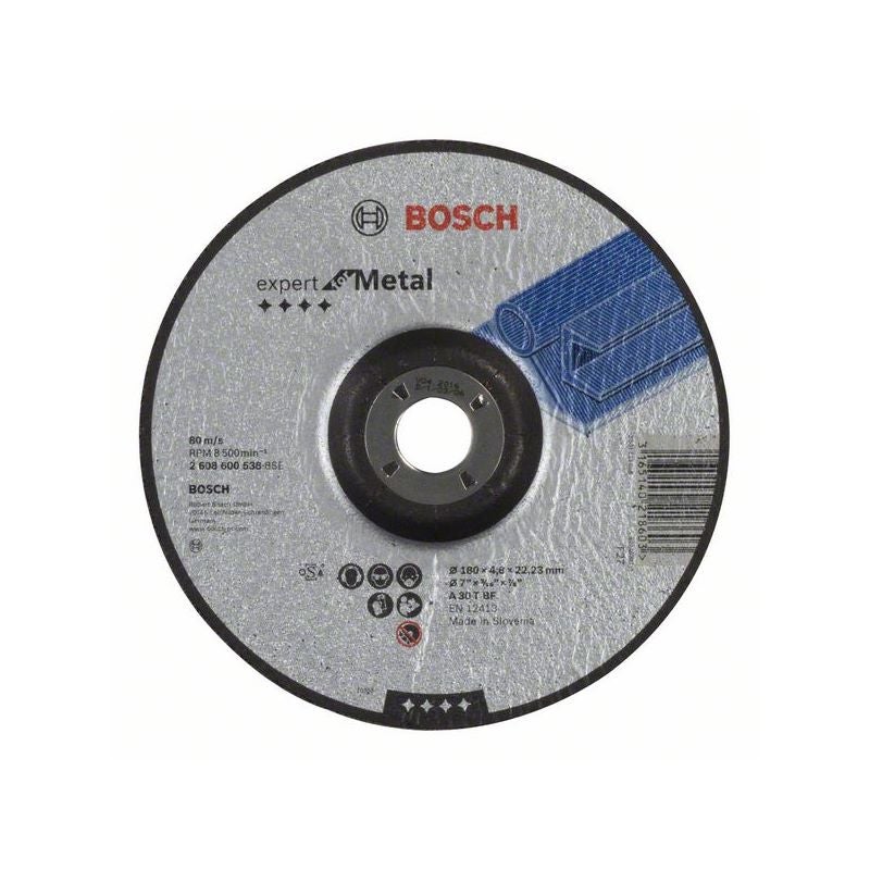 Bosch PRO Metal Gebundene Schleifscheibe, 180 x 4,8 x 22,23 mm #2608600538