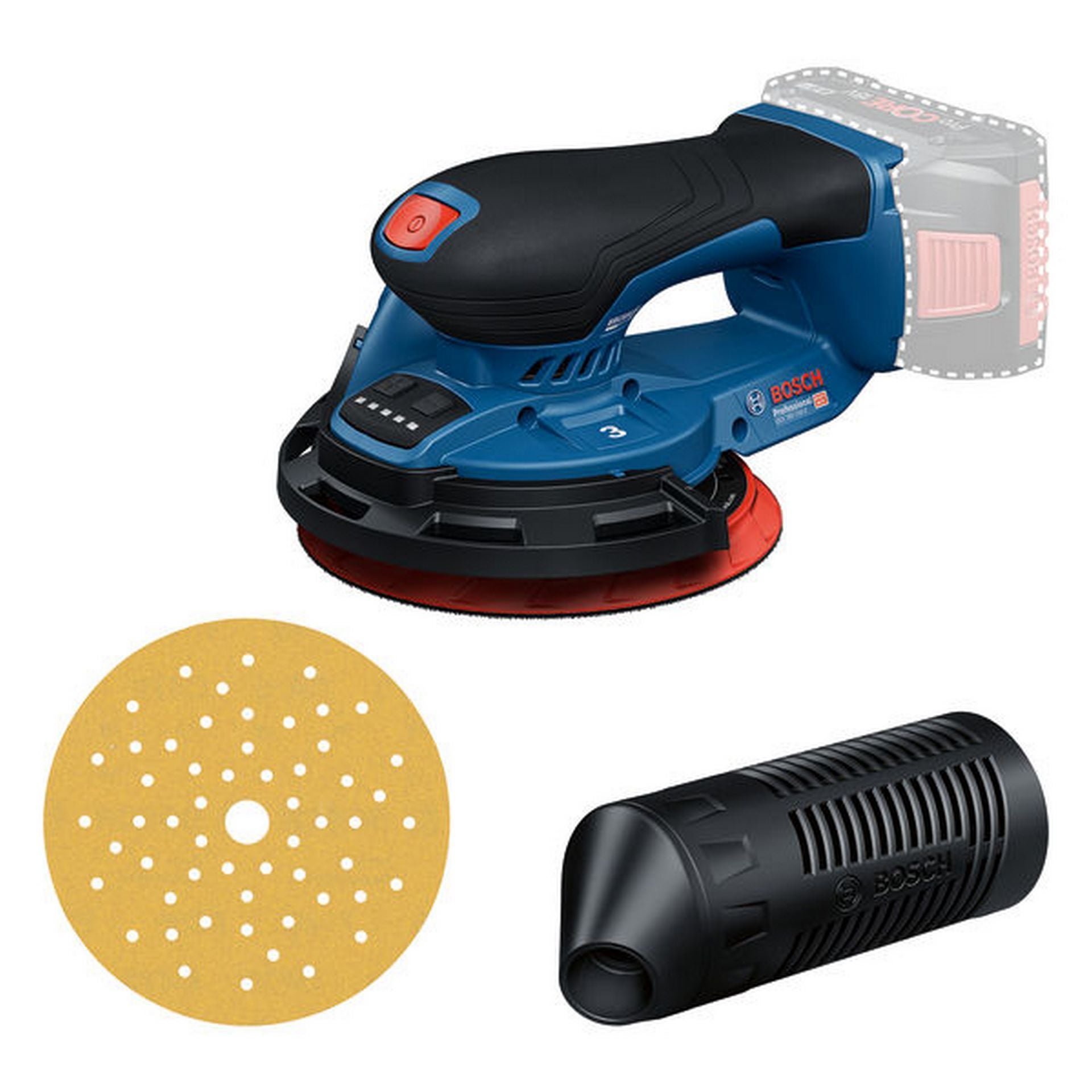 Bosch Akku-Exzenterschleifer GEX 18V-150-3 #0601372904