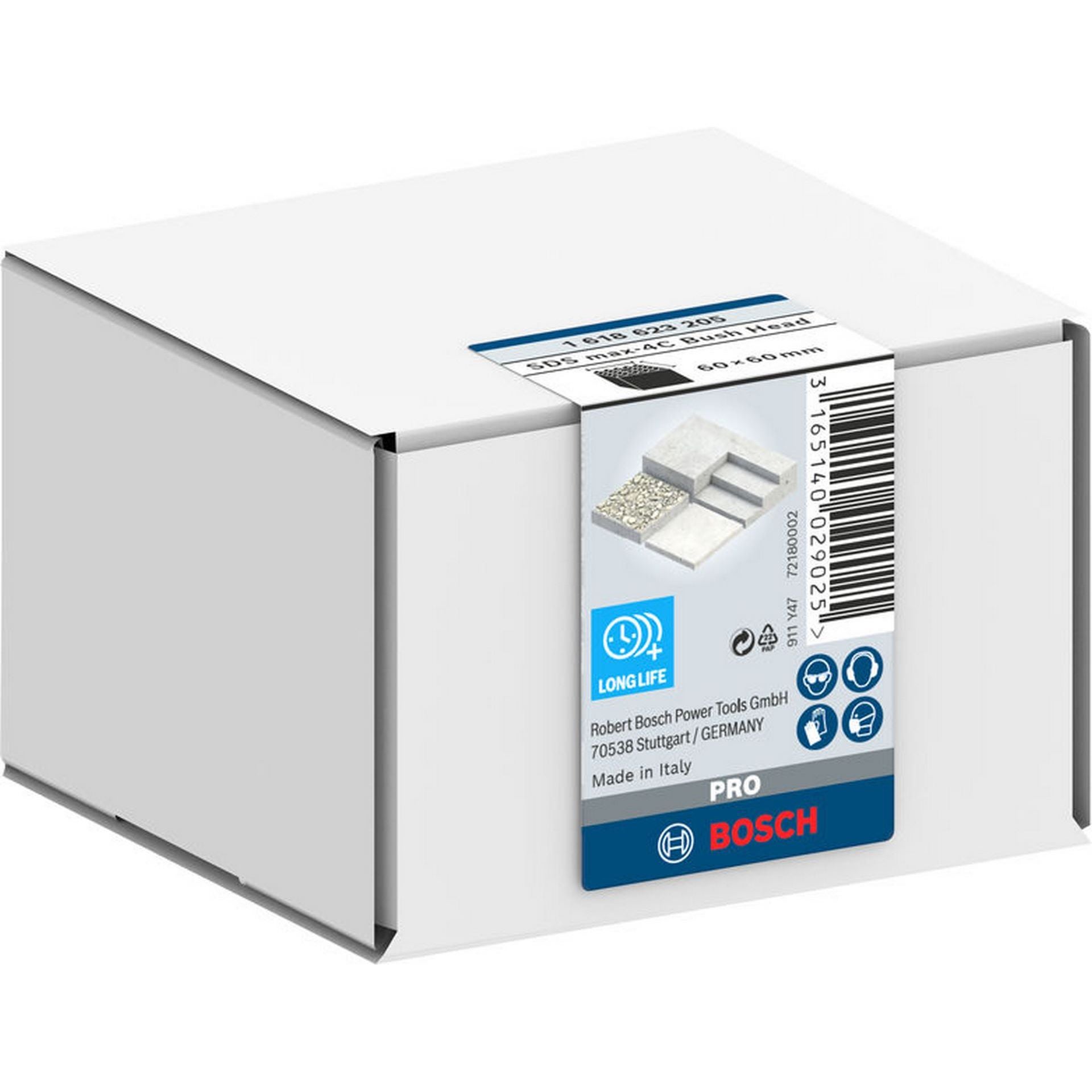 Bosch PRO SDS max-4C Stahl-Stockerplatte, 60 x 60 mm #1618623205