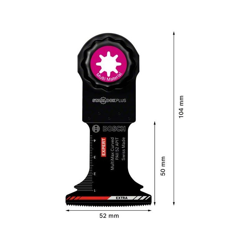 Bosch EXPERT MultiMax PAII 52 APIT Tauchsägeblatt für Multifunktionswerkzeuge, 52 mm #2608900030