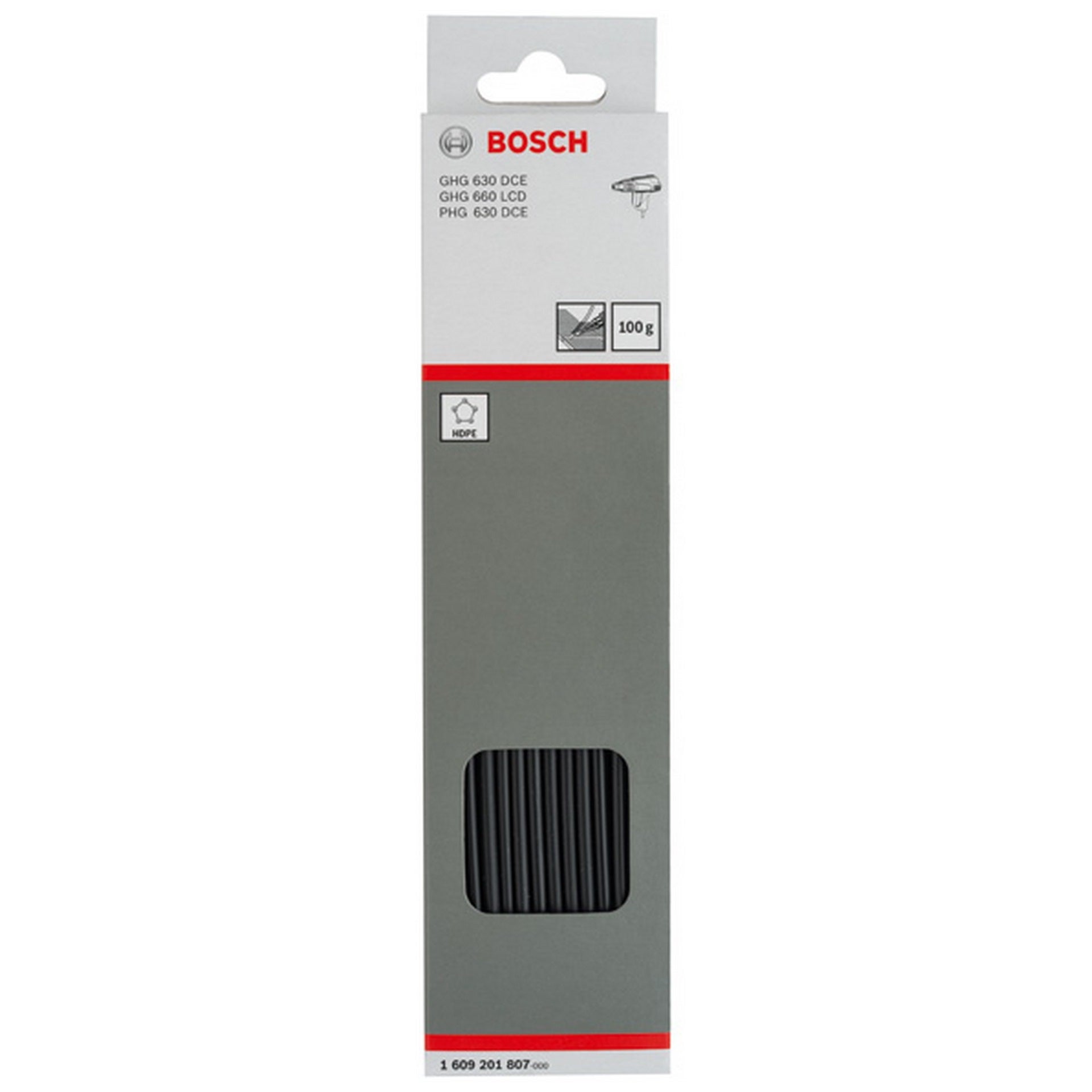 Bosch Kunststoffschweißdraht, 225 mm, 4 mm, Polyethylen (HDPE) schwarz #1609201807