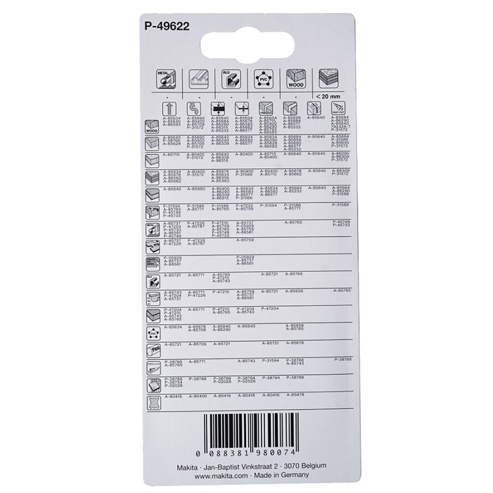 Makita Stichsägeblatt Spezial #P-49622