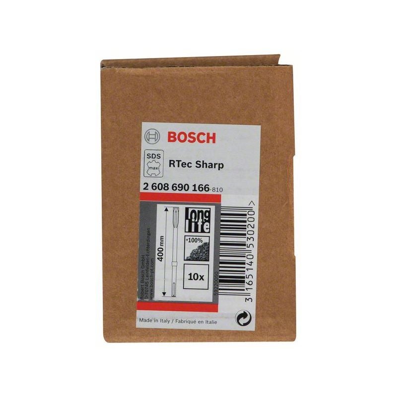 Bosch PRO SDS max-5C Flachmeißel-Set, 25 x 400 mm, 10-tlg. #2608690166