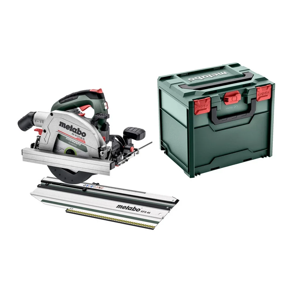 Metabo Set Akku-Handkreissäge KS 18 LTX 66 BL #691194000 mit Kappschiene KFS 44