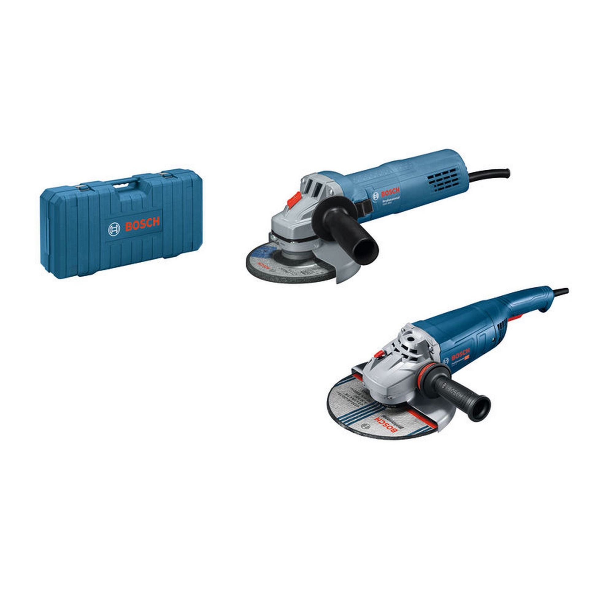 Bosch Combo Kit 2tlg. Winkelschleifer-Set: GWS 22-230 J + GWS 880 im Handwerkerkoffer #06018C1308