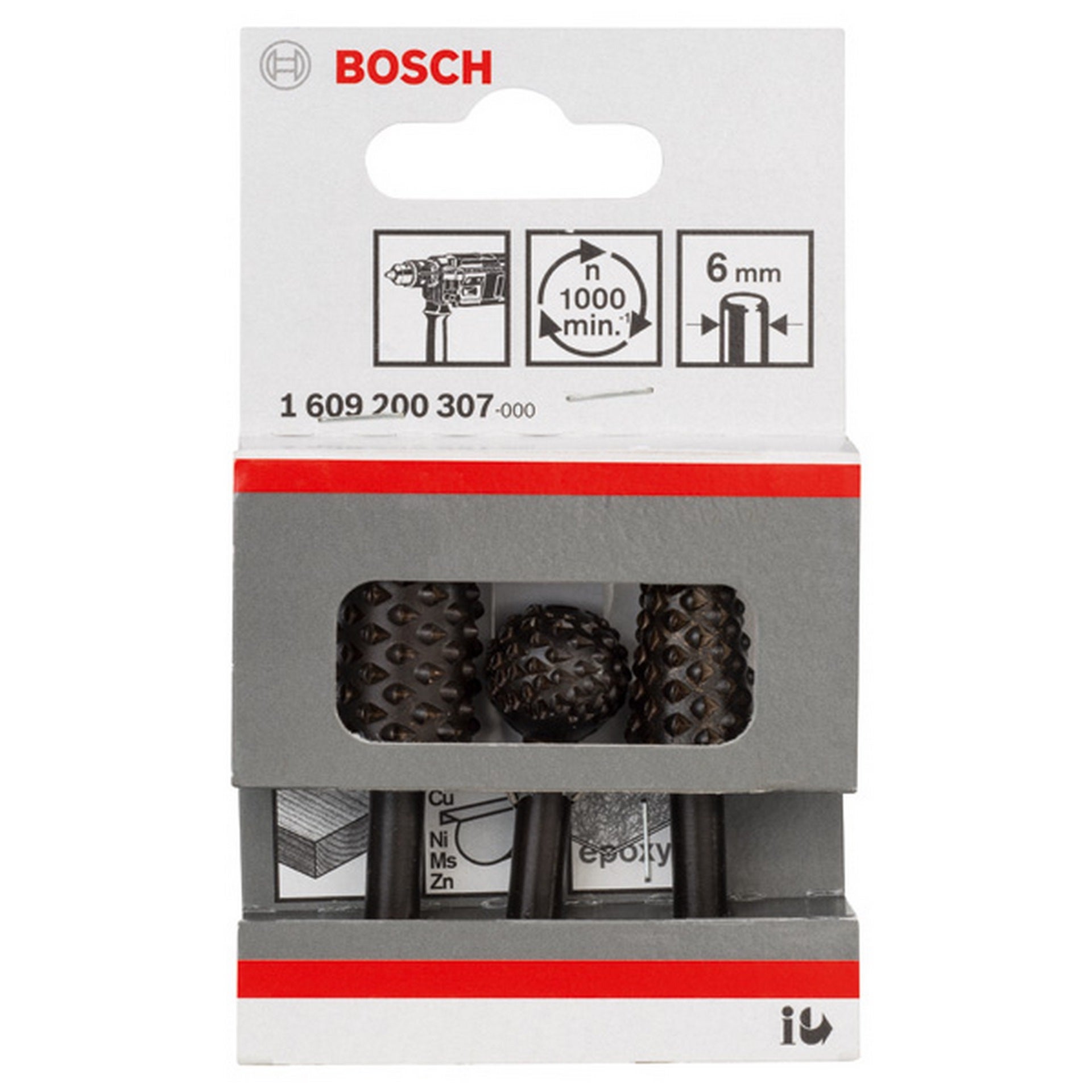 Bosch 3-tlg. Freihandfräser-Set, 16 mm #1609200307
