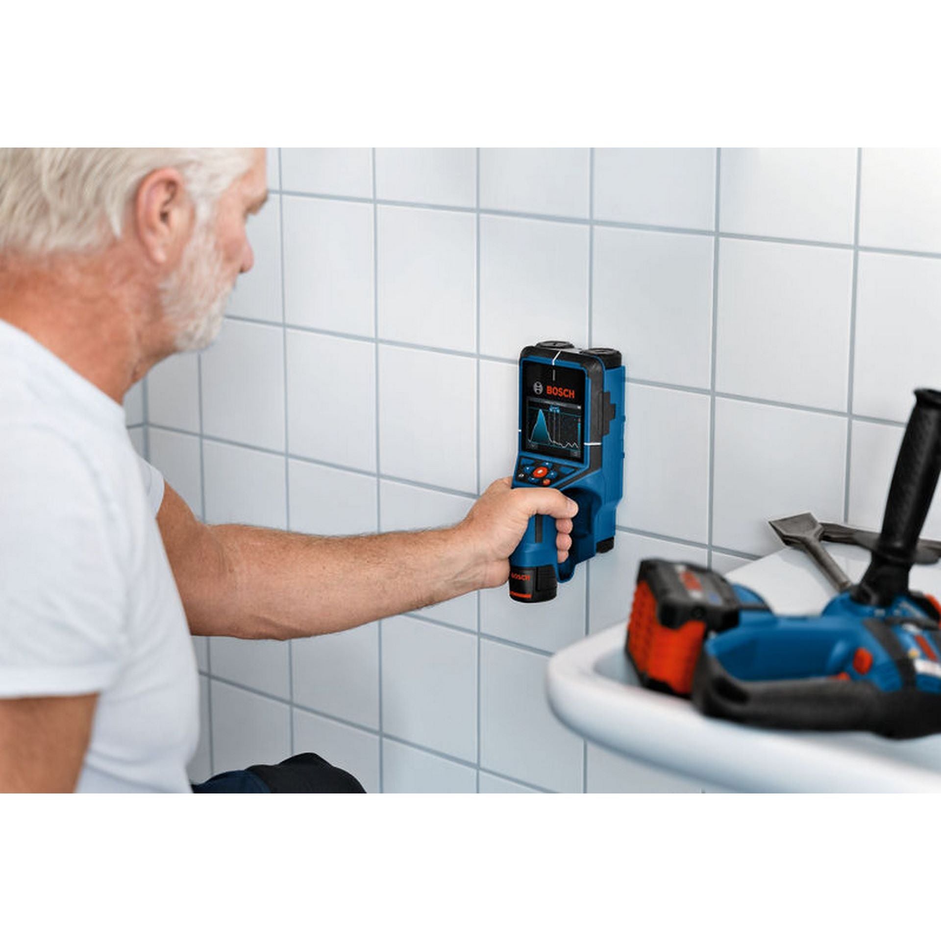 Bosch Ortungsgerät Wallscanner D-tect 200 C, 4 x 1,5 V-LR6-Batterie (AA) #0601081600
