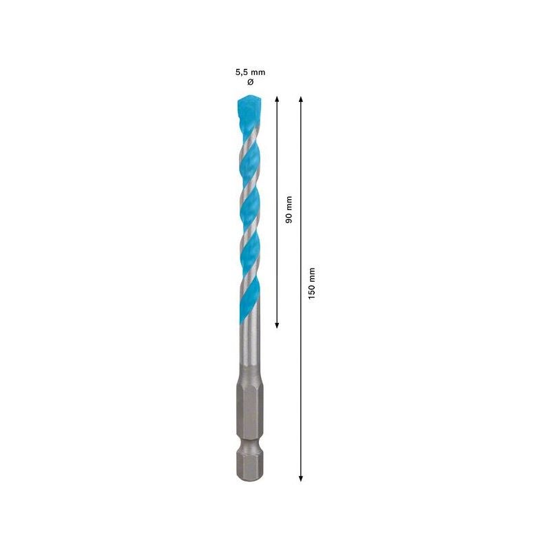 Bosch EXPERT HEX-9 Multi Construction Bohrer, 5.5x90x150 mm #2608900573