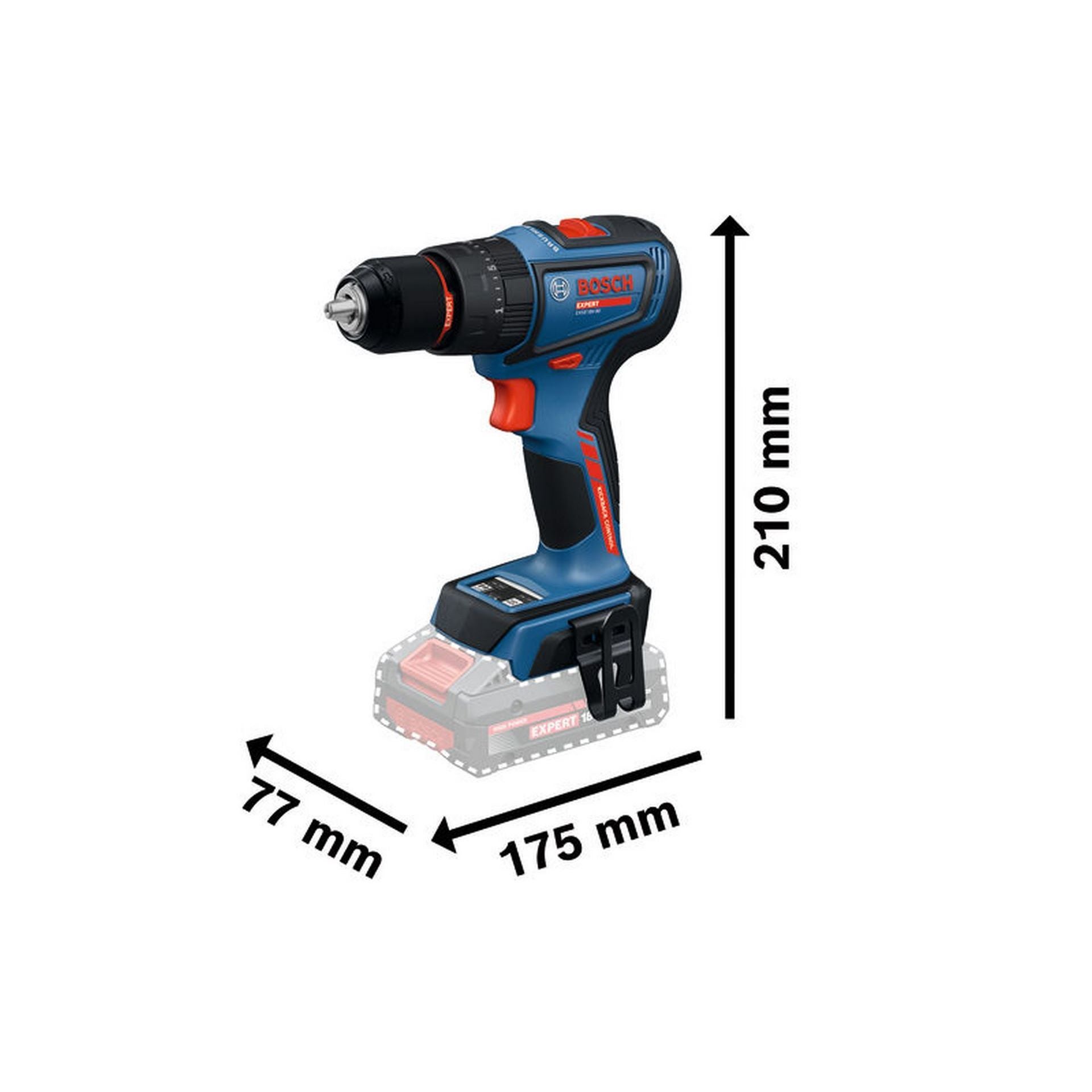 Bosch Akku-Schlagbohrschrauber EXSB18V-90, 3 x EXBA18V-40, L-BOXX 136 #06019R3102