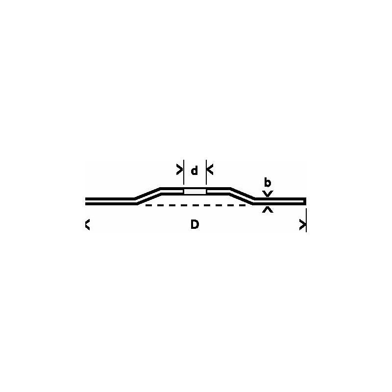 Bosch PRO Metal Trennscheibe, 230 x 3 x 22.23 mm, gekröpft, oSa #2608600226