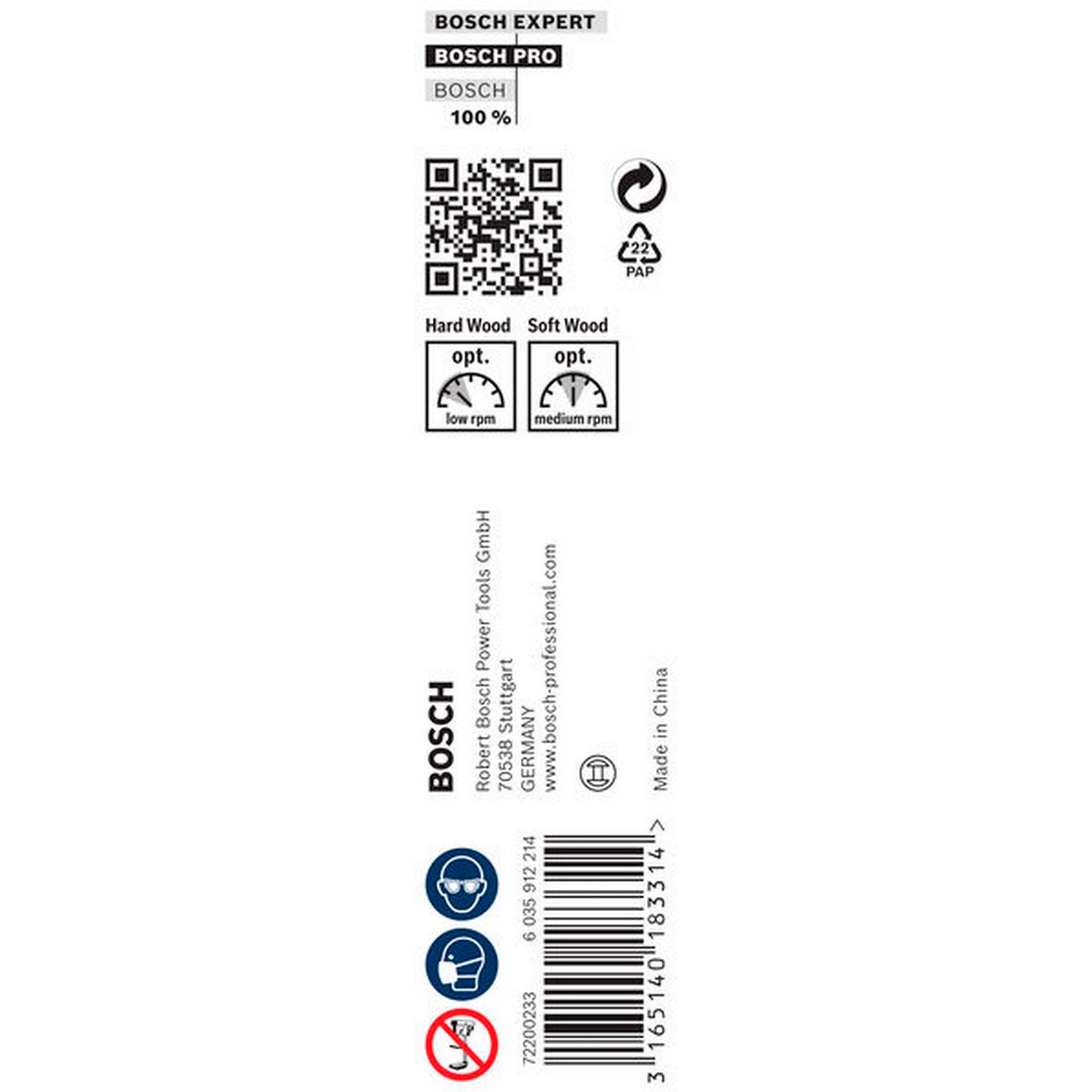 Bosch PRO Wood Holzschlangenbohrer, 6 x 170 x 235 mm #2608597622