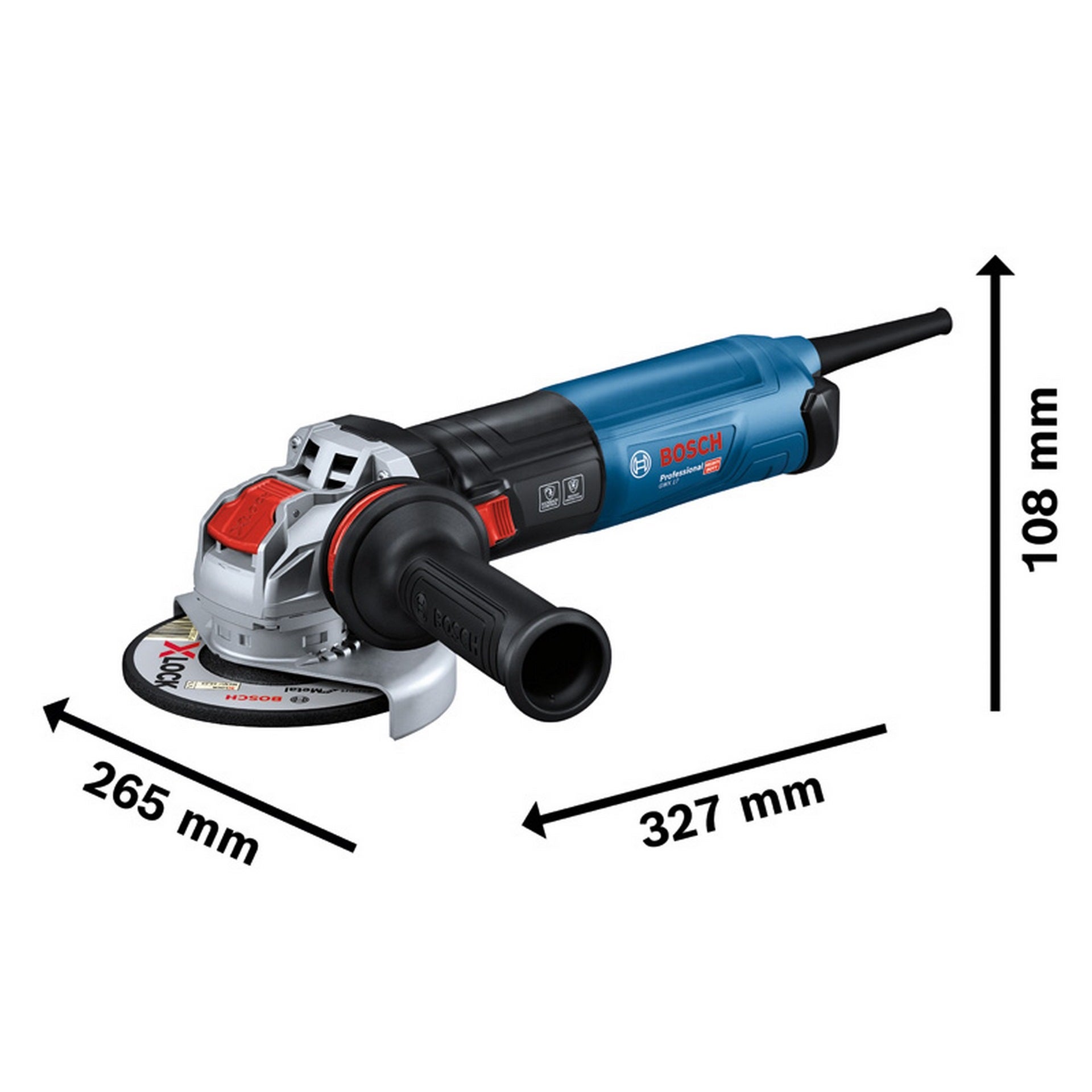 Bosch Winkelschleifer mit X-LOCK GWX 17-125 S #06017D2300
