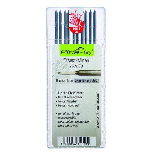 Pica DRY Minen-Set Graphit (Set Inhalt 10 Stk.) #4030