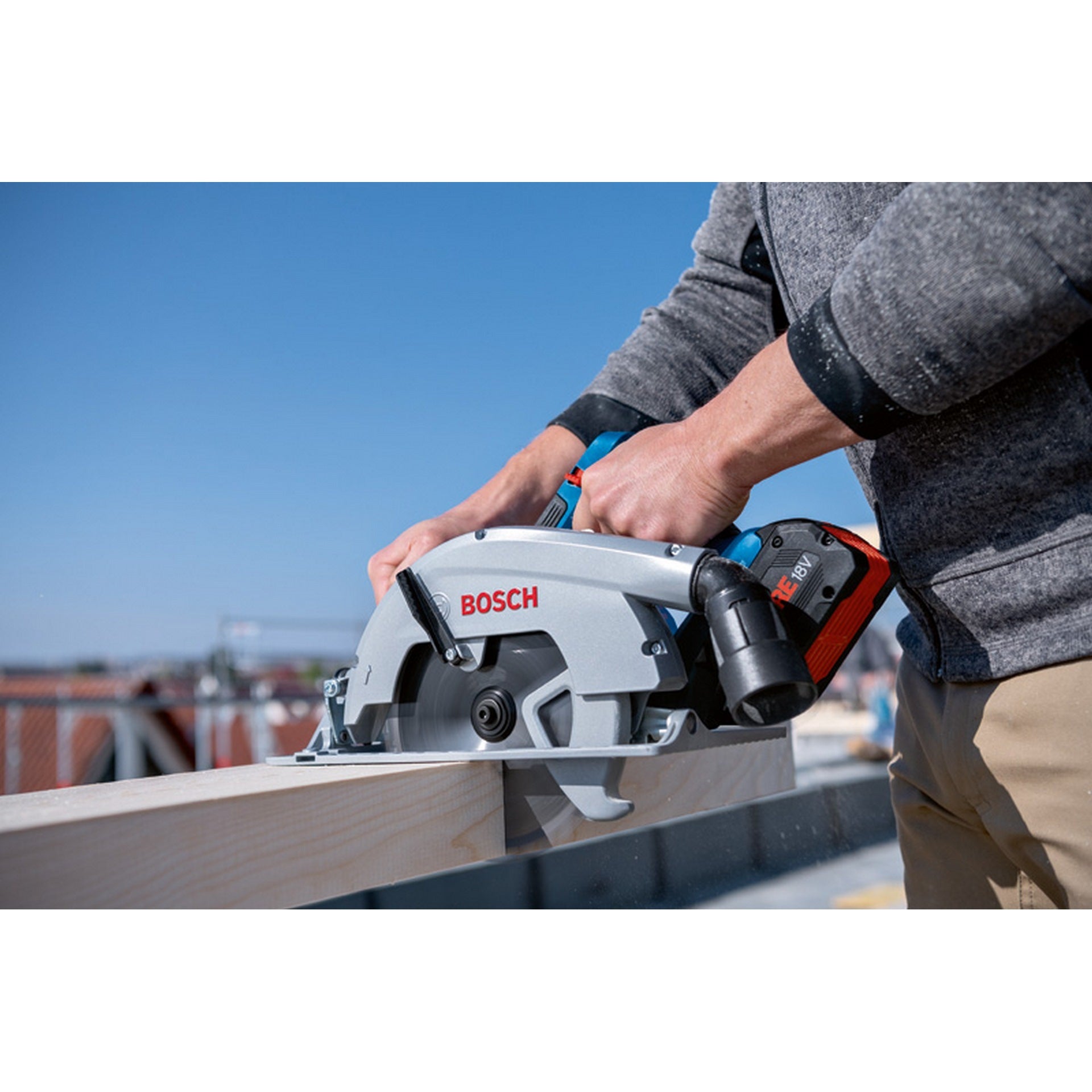 Bosch Akku-Kreissäge GKS 18V-70 L in L-BOXX #06016B9001