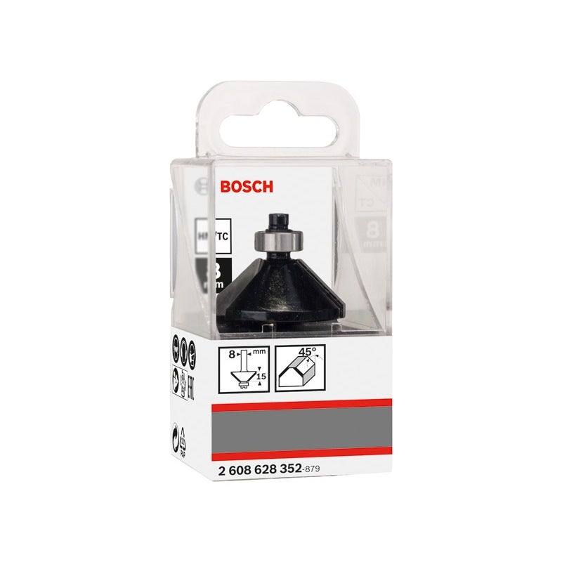 Bosch PRO Fasefräser, W 45°, D 8 mm #2608628352