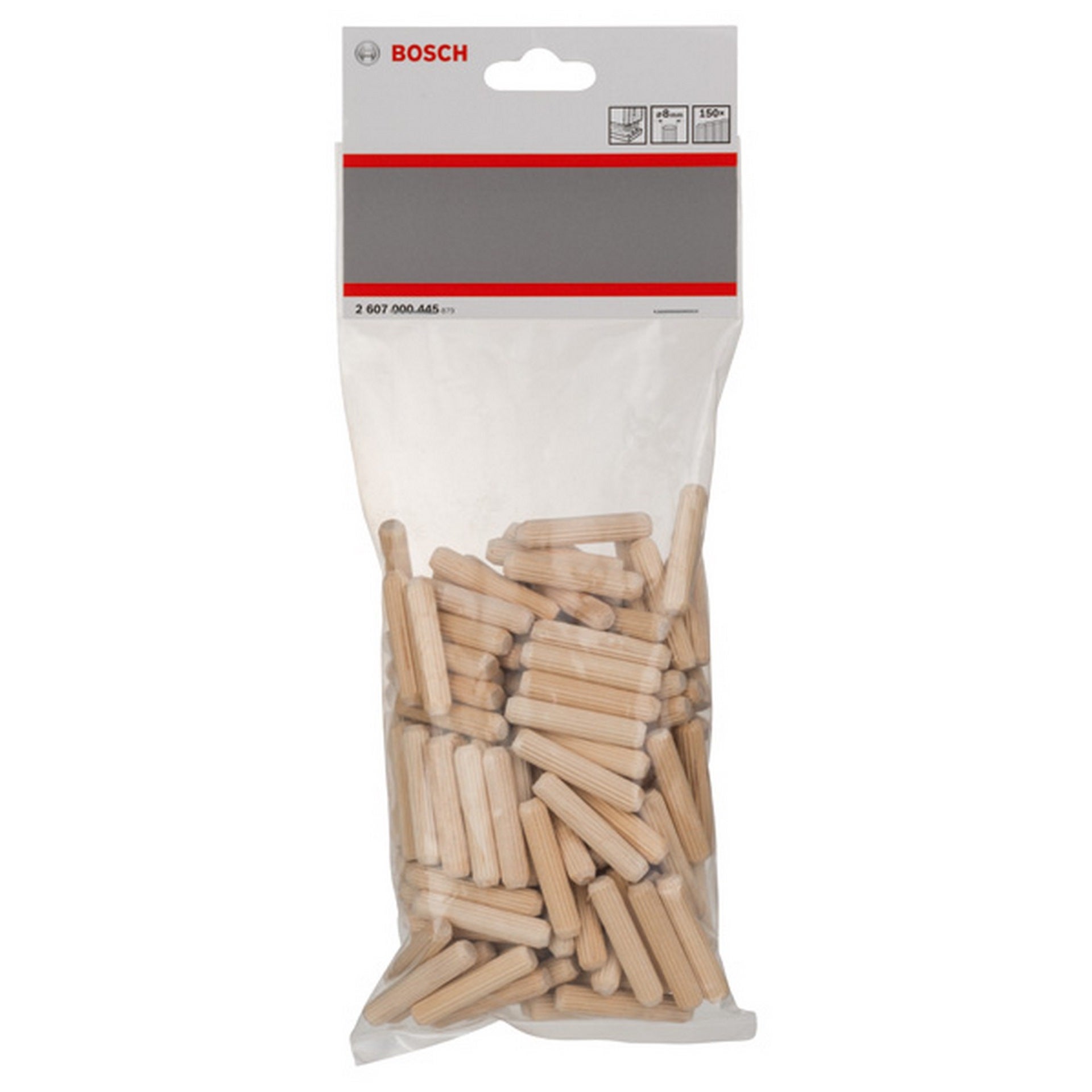 Bosch Holzdübel 8 mm, 40 mm, 150er-Pack #2607000445