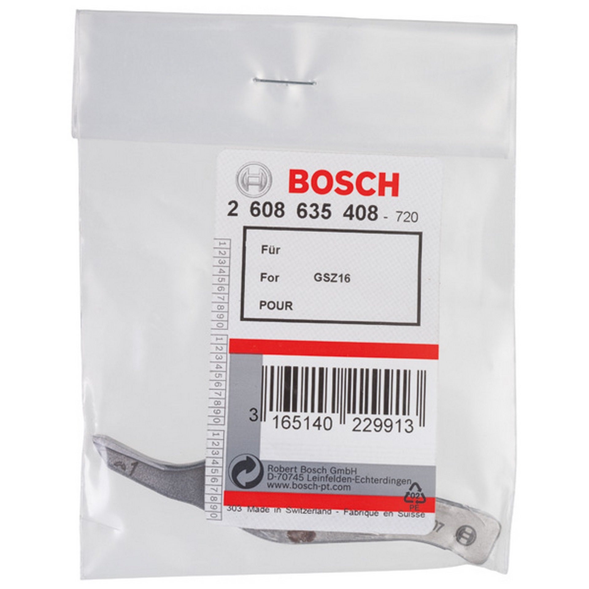 Bosch Messer Kurve, für Bosch-Schlitzschere GSZ 160 Professional #2608635408