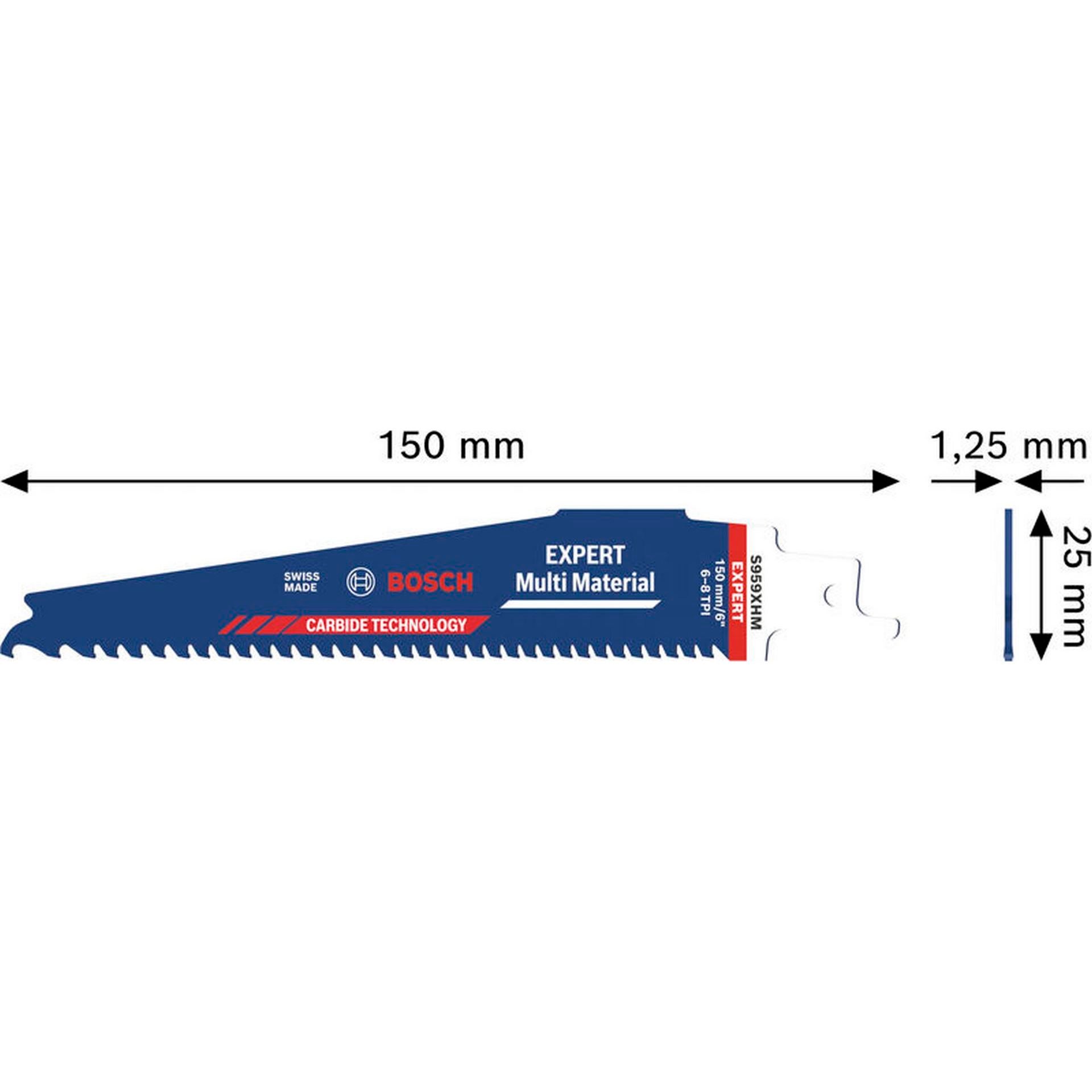 Bosch EXPERT Multi Material S959XHM Säbelsägeblatt #2608902332