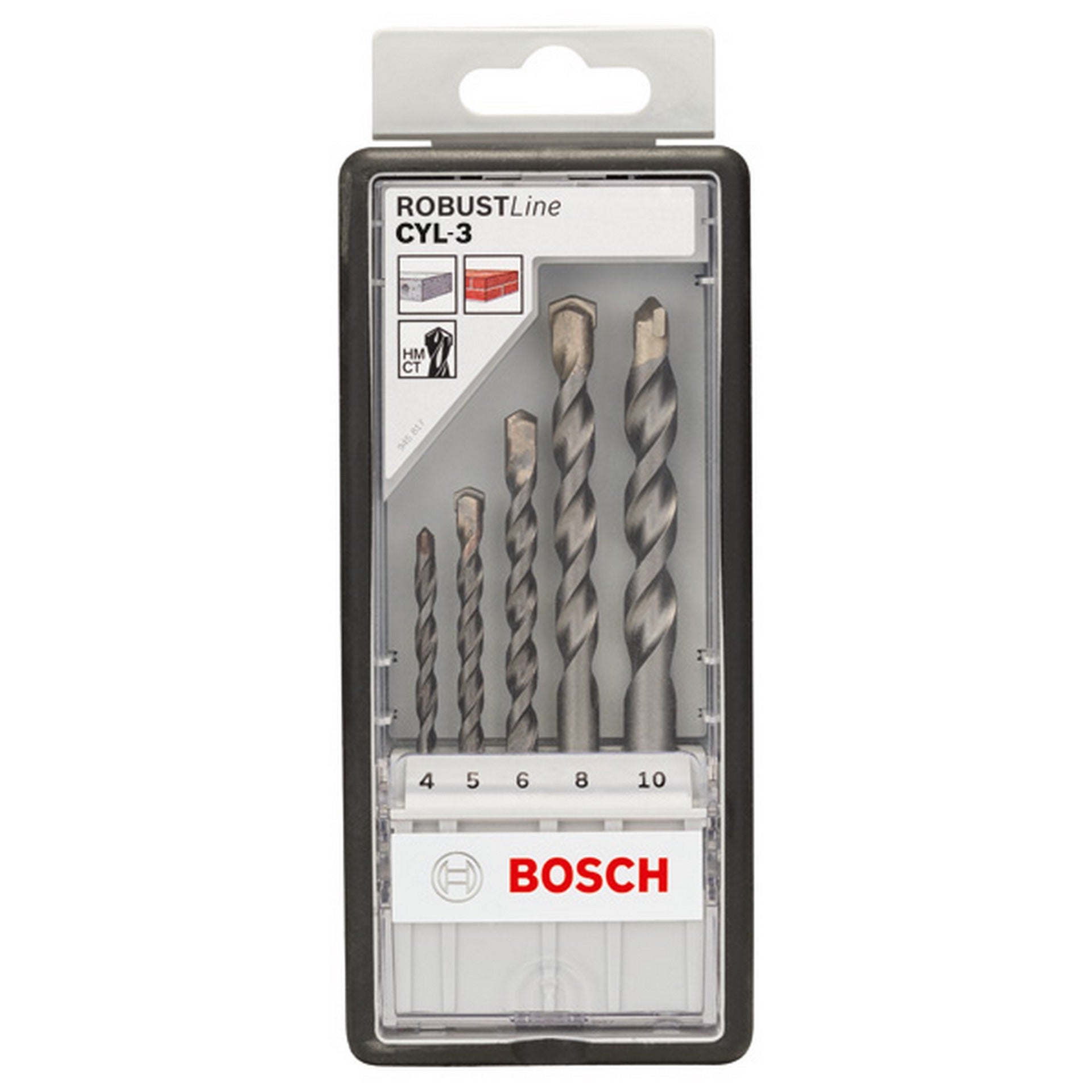 Bosch 5-tlg. CYL-3 Betonbohrer-Set, Robust Line, 4-10 mm #2607010524