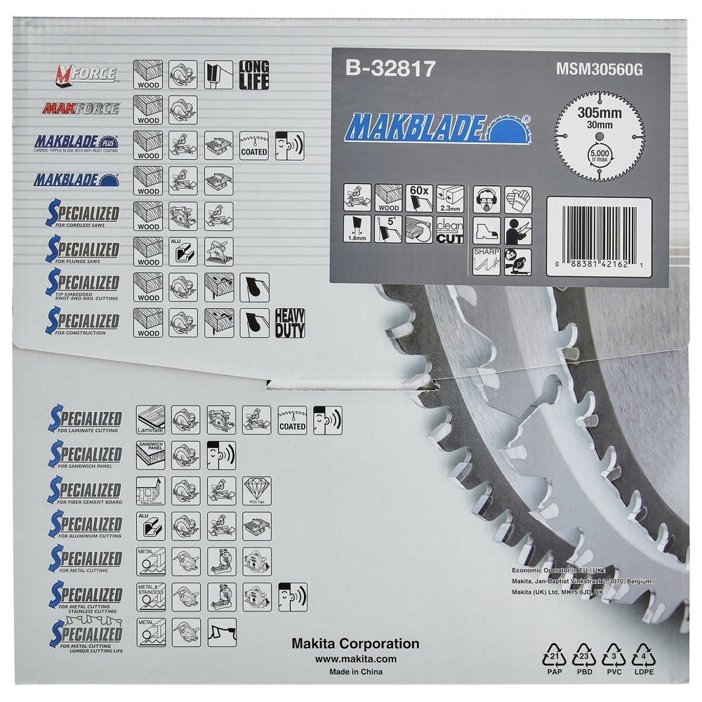 Makita Kreissägeblatt, MAKBLADE #B-32817