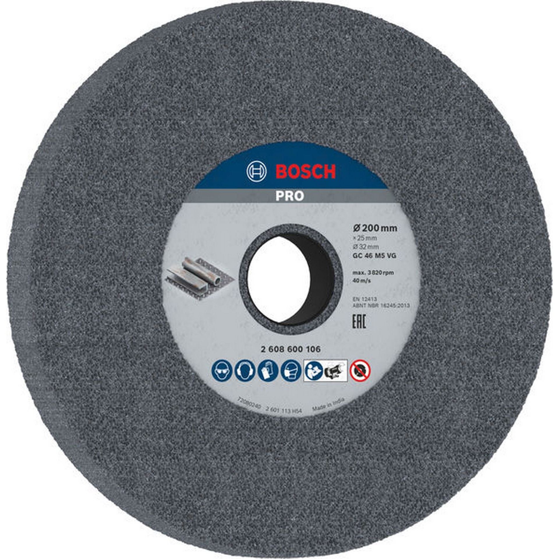 Bosch PRO Metal Schleifscheibe, 200 x 25 x 32 mm, G46 #2608600106