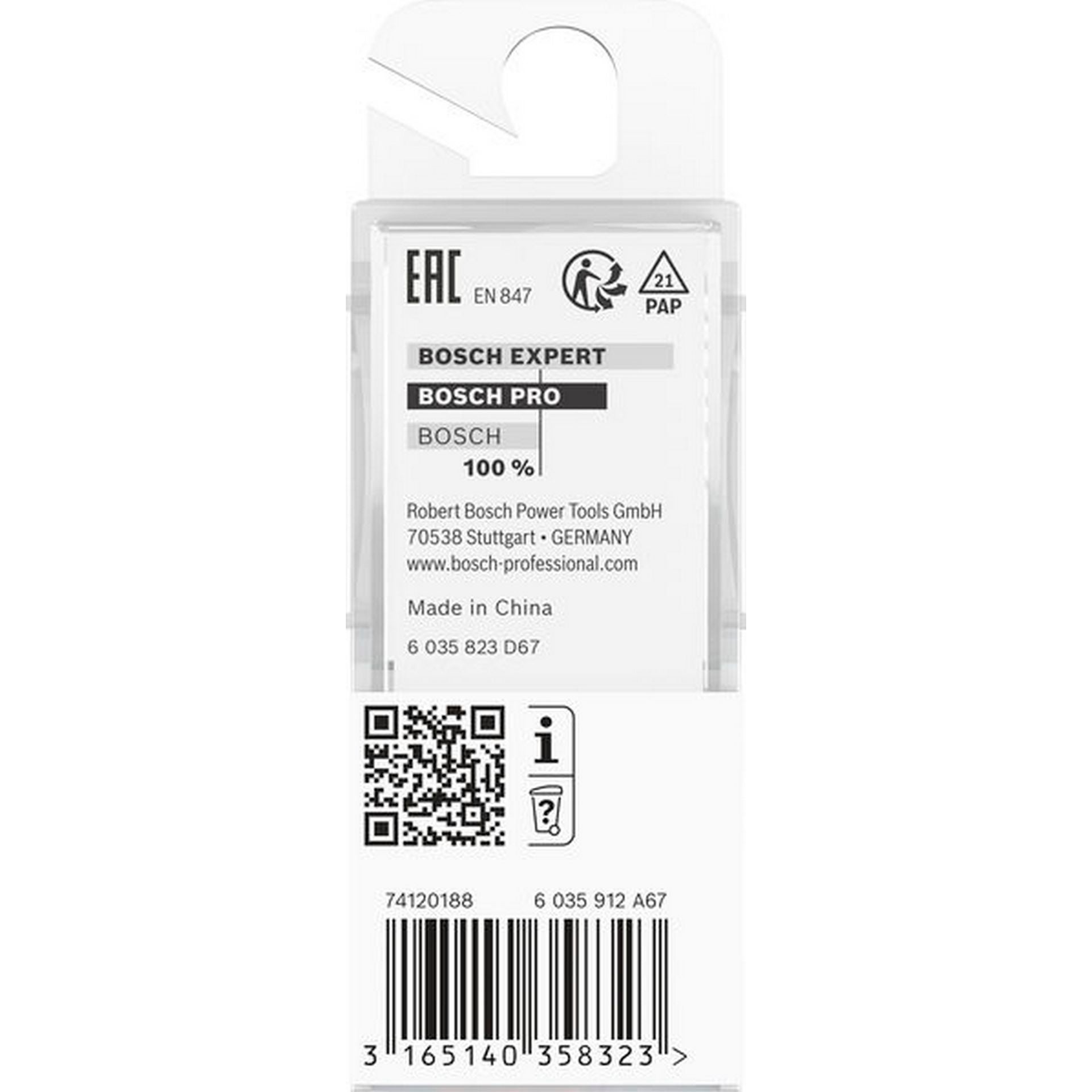 Bosch PRO Kopierfräser, D 8 mm,L 18,6 mm, S 8 mm #2608628371