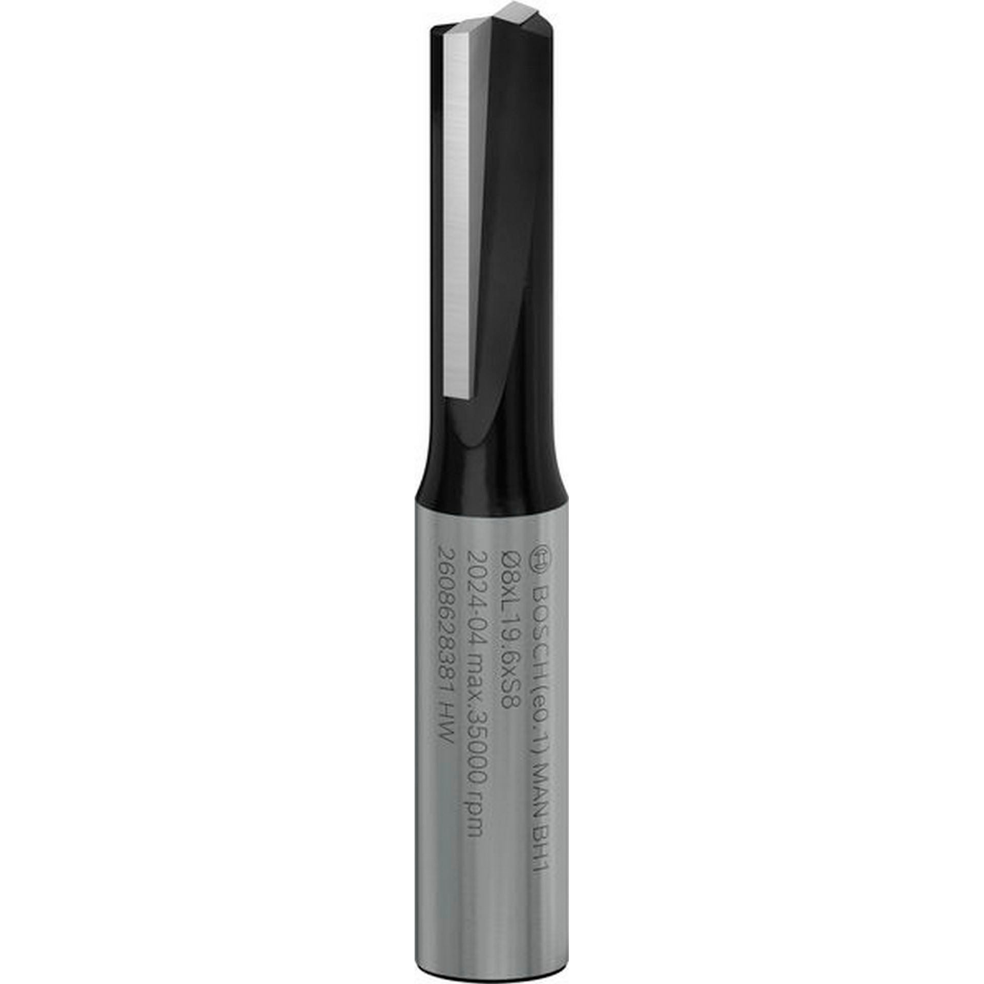 Bosch PRO Nutfräser, zweischneidig, D 8 mm, L 19,6 mm, S 8 mm #2608628381