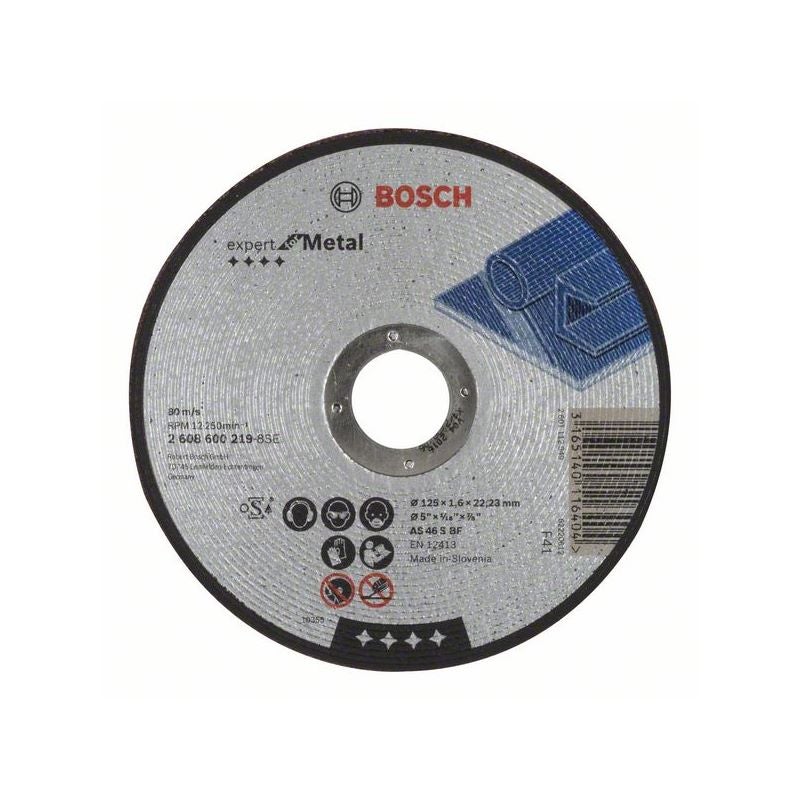 Bosch PRO Metal Trennscheibe, 125 x 1.6 x 22.23 mm, gerade, oSa #2608600219
