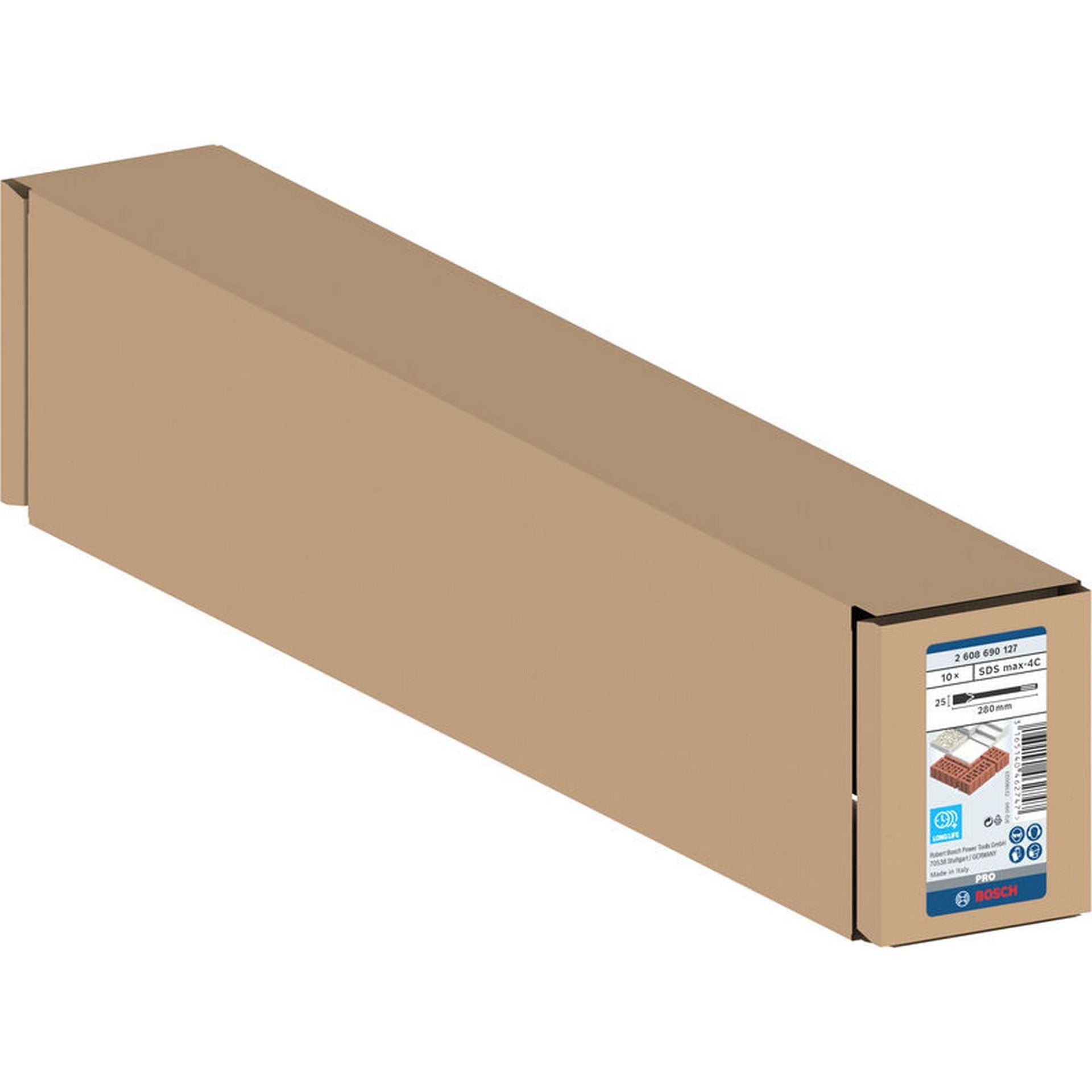 Bosch PRO SDS max-4C Flachmeißel-Set, 25 x 280 mm, 10-tlg. #2608690127