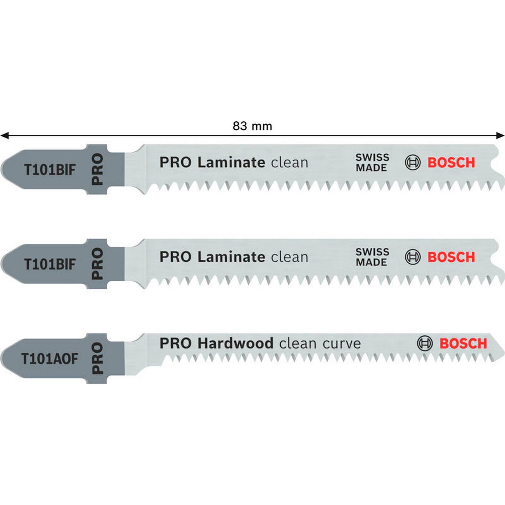 Bosch PRO Laminate Set, T-Schaft, 3-tlg. #2608636429