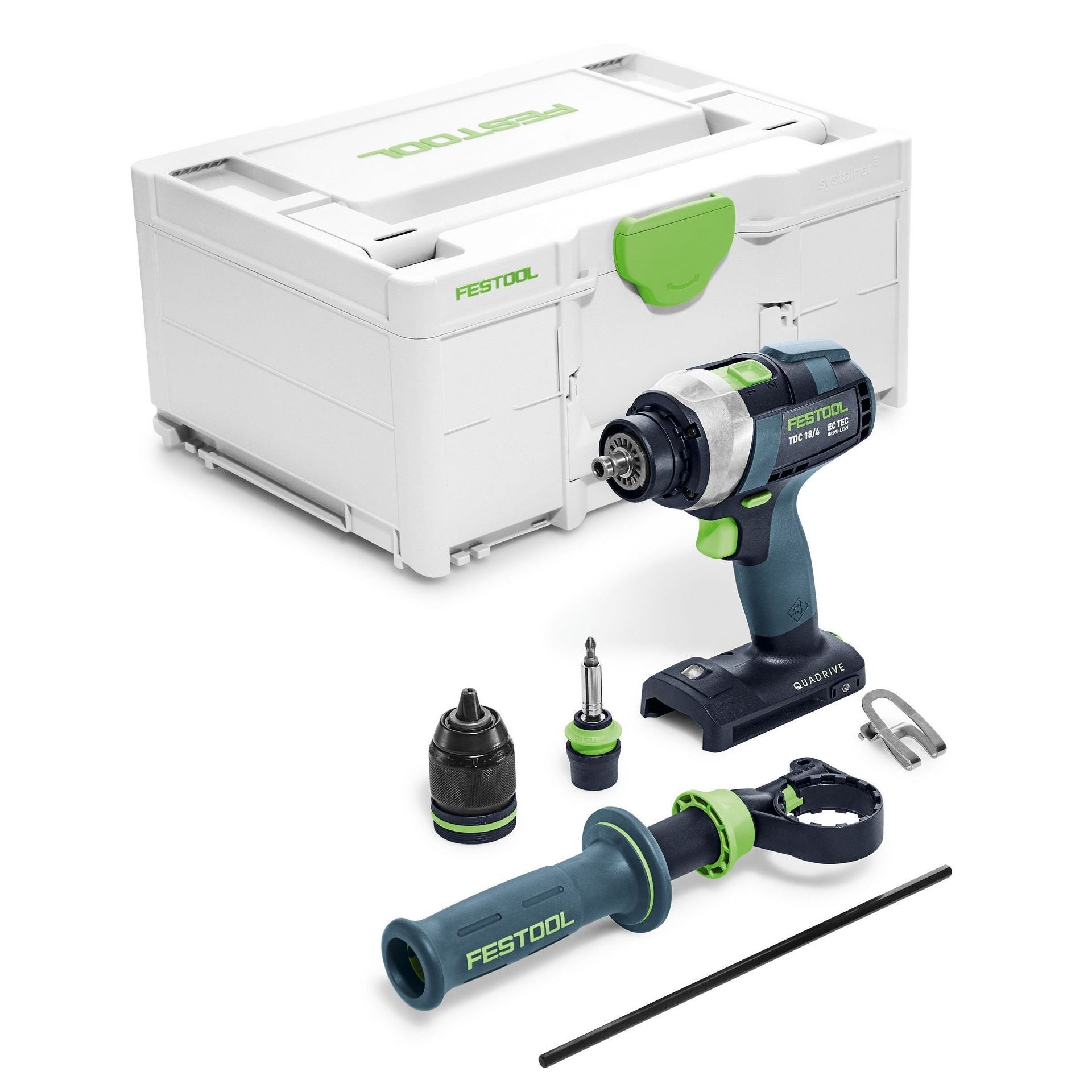 Festool Akku-Bohrschrauber QUADRIVE TDC 18/4-Basic #575601