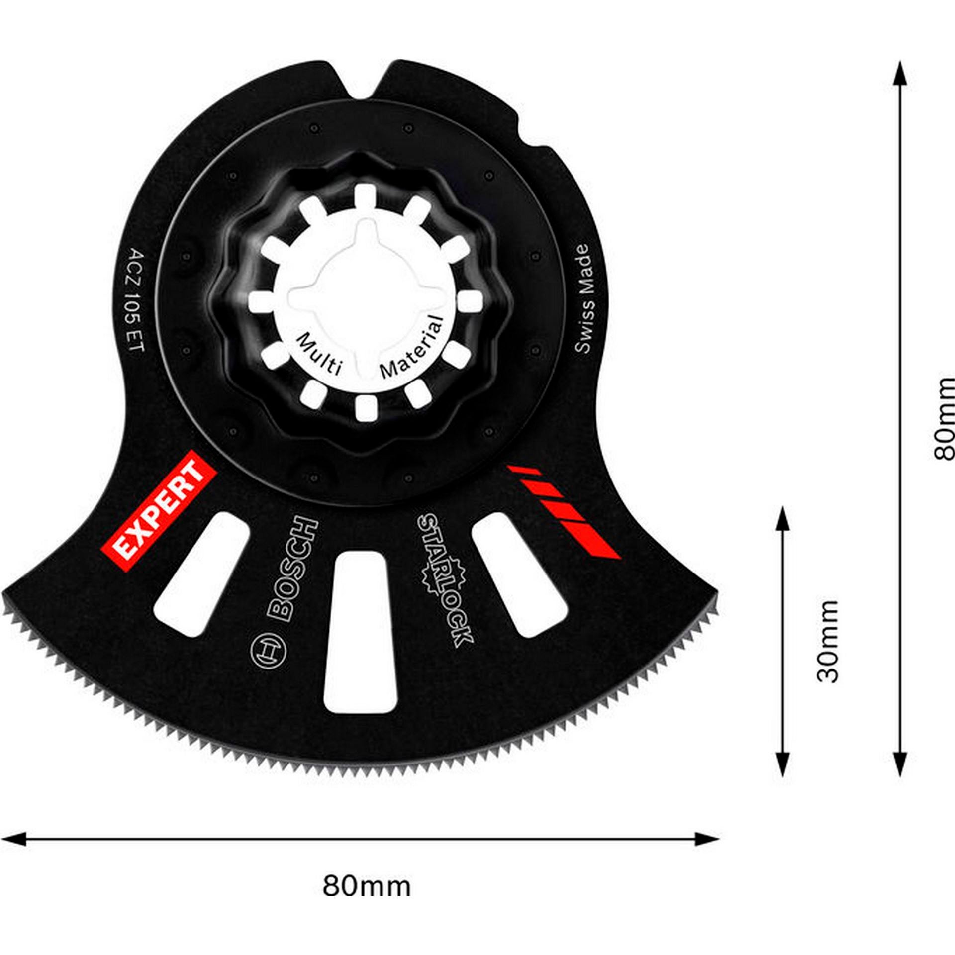 Bosch EXPERT ACZ 105 ET Multi Material Segmentsägeblatt, 5-tlg. #2608664207