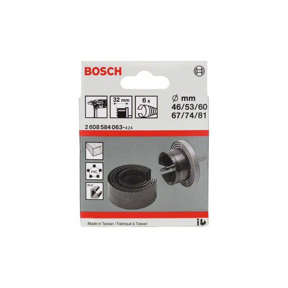 Bosch Lochsägen-Set, 6-tlg., 46-81 mm #2608584063