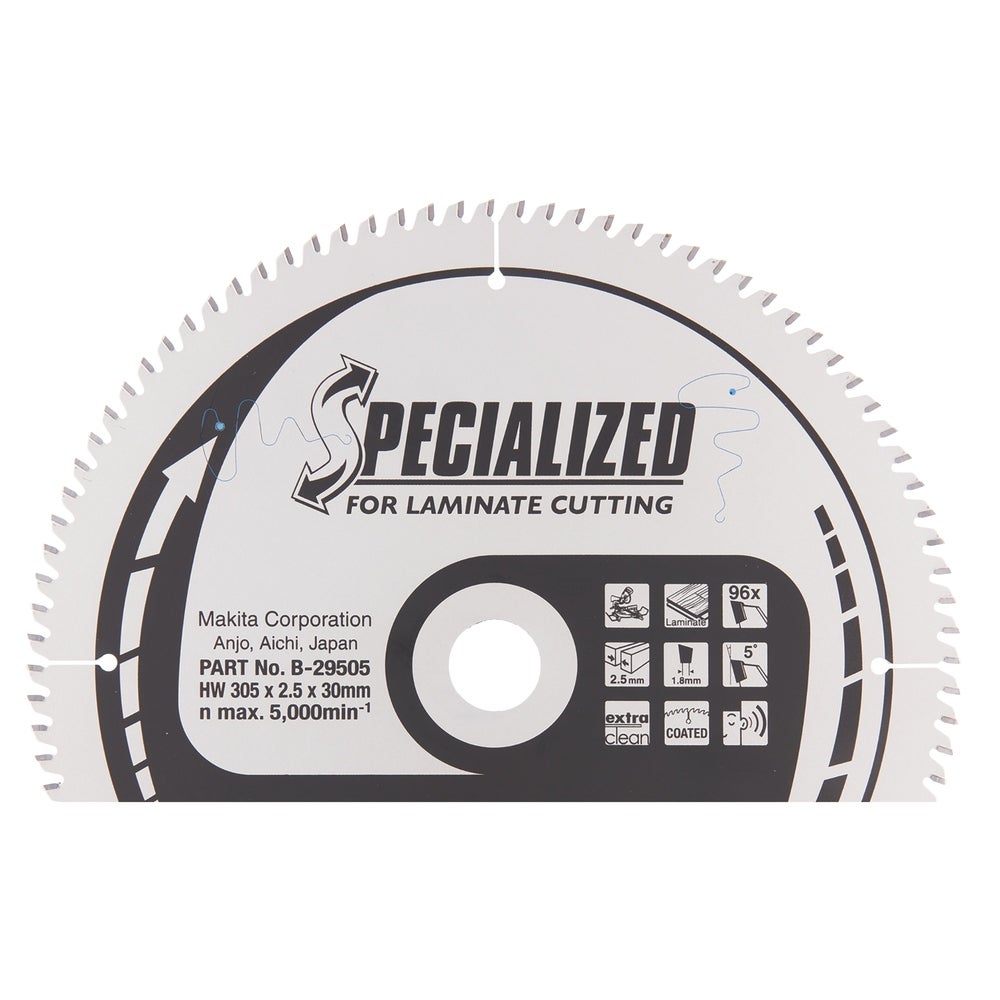 Makita Kreissägeblatt, 305 x 30 mm, 96 Zähne #B-29505