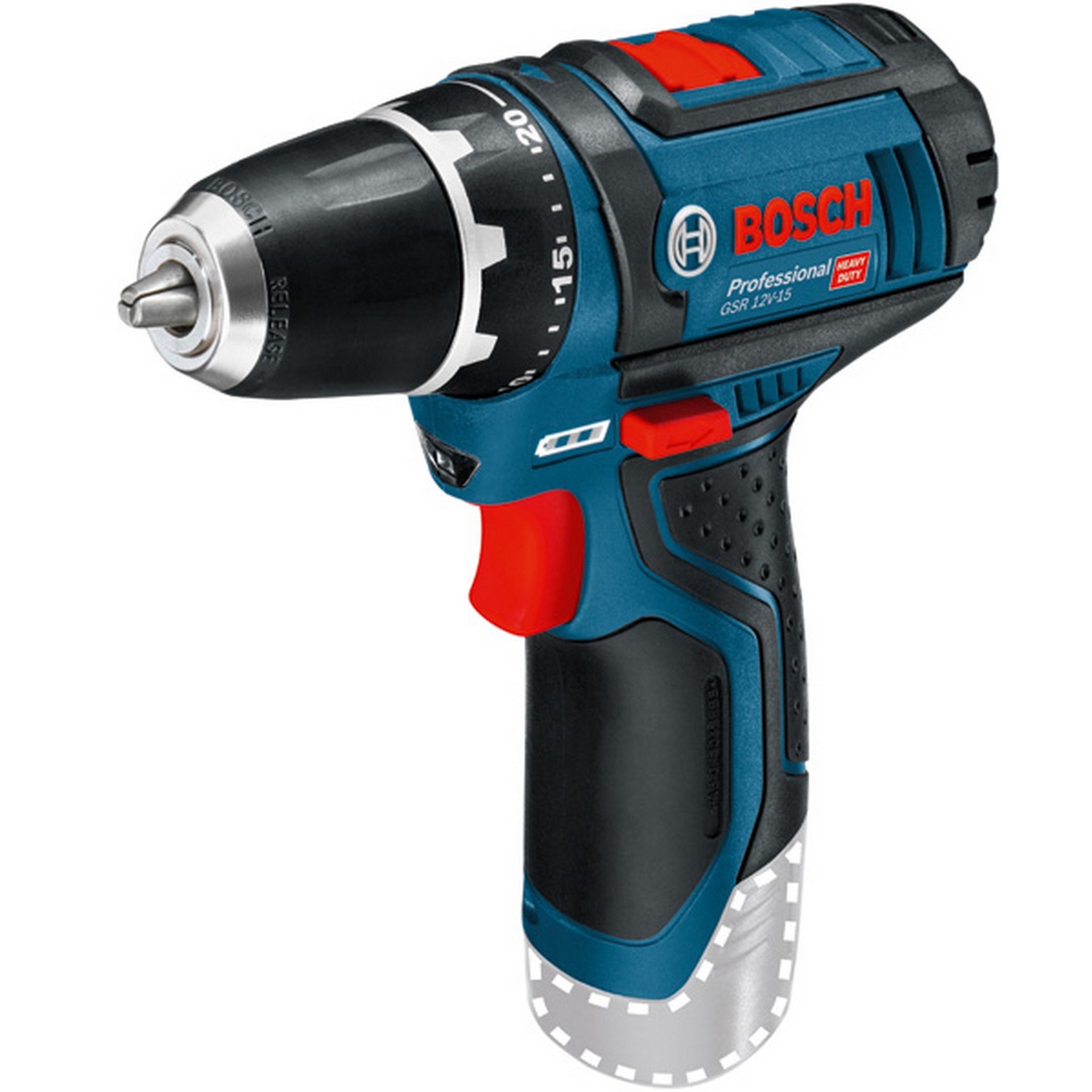 Bosch Akku-Bohrschrauber GSR 12V-15 #0601868101