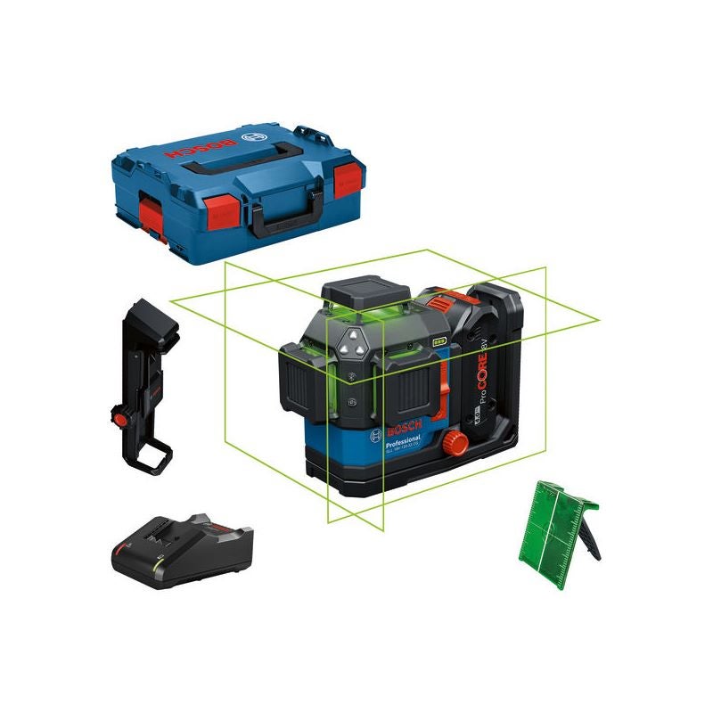 Bosch Linienlaser GLL 18V-120-33 CG, 1 x Akku ProCORE18V 4.0Ah in L-BOXX #0601065100