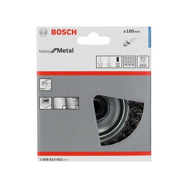 Bosch PRO Metal heavy Topfbürste, 100 x 0,8 mm, Gewinde #1608614002