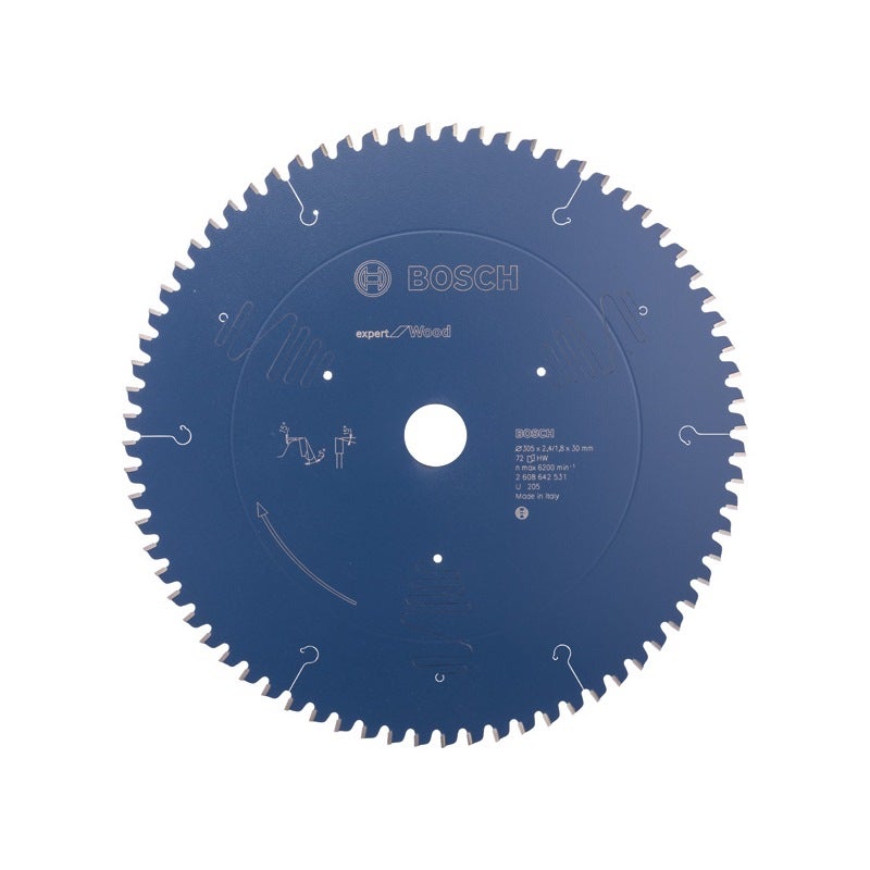 Bosch EXPERT Wood Kreissägeblatt, 305x2,4/1,8x30 mm, Z72 #2608642531